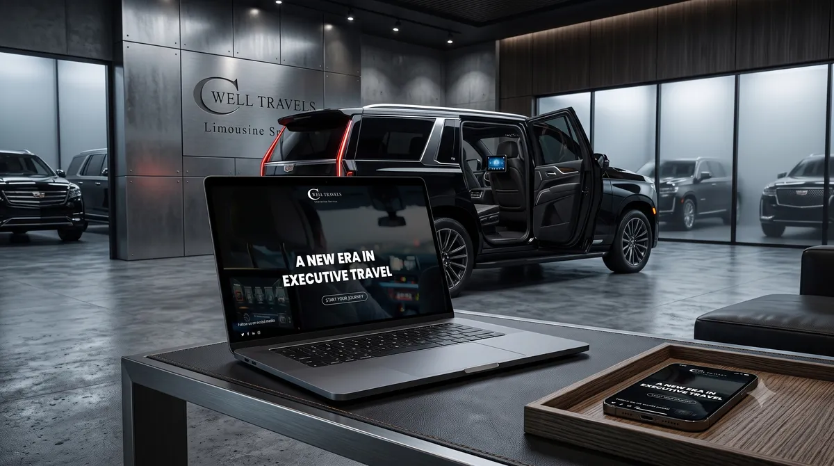 CWell Travels Atlanta chauffeured car service website with booking, built by OgreLogic