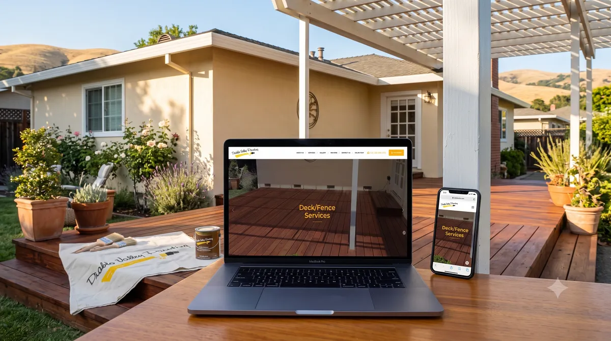 Diablo Valley Painting contractor website rebuilt on WordPress by OgreLogic