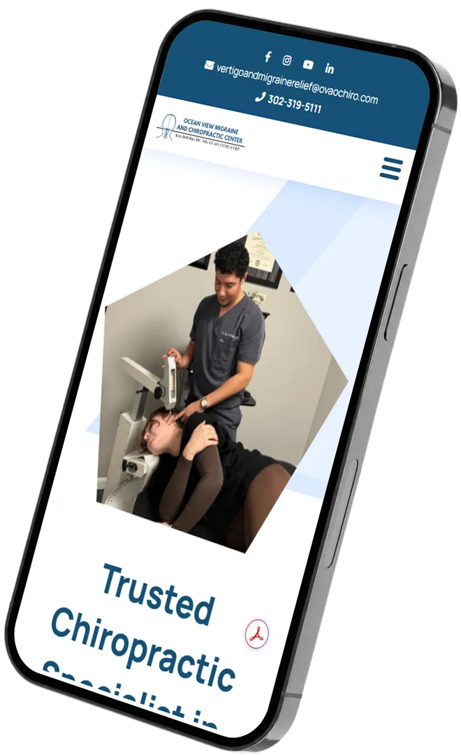 Dr. Kyle DePalma’s website, designed by OgreLogic